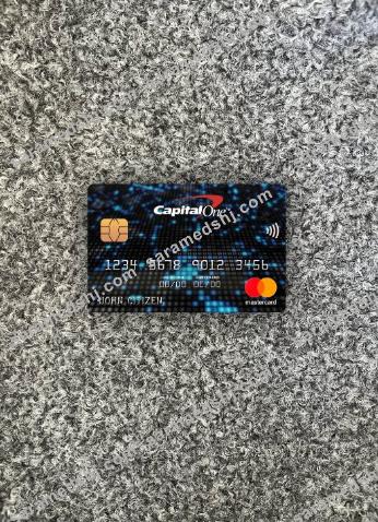 USA Capital One bank mastercard photolook front